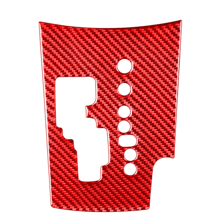 Car Carbon Fiber Gear Panel Decorative Sticker for Toyota RAV4 2006-2013, Right Drive