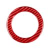 Car Carbon Fiber Steering Wheel Decorative Sticker for Toyota RAV4 2006-2013, Left and Right Drive