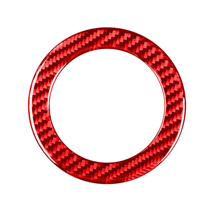 Car Carbon Fiber Steering Wheel Decorative Sticker for Toyota RAV4 2006-2013, Left and Right Drive