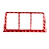 Car Carbon Fiber Headlight Switch Frame Decorative Sticker for Toyota RAV4 2006-2013, Left and Right Drive