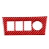 Car Carbon Fiber Cigarette Lighting Panel Decorative Sticker for Toyota RAV4 2006-2013, Left and Right Drive