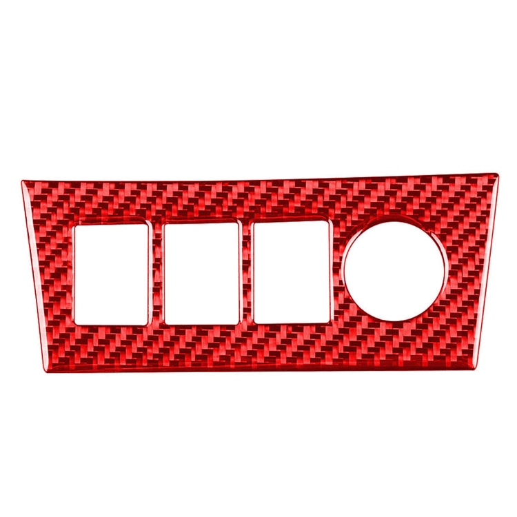 Car Carbon Fiber Cigarette Lighting Panel Decorative Sticker for Toyota RAV4 2006-2013, Left and Right Drive