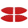 Car Carbon Fiber Inside Door Bowl Decorative Sticker for Toyota RAV4 2006-2013, Left and Right Drive
