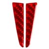 Car Carbon Fiber Steering Wheel Below Decorative Sticker for Infiniti Q50 2014-2020, Left and Right Drive