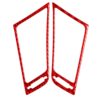 Car Carbon Fiber Central Air Outlet Decorative Sticker for Infiniti Q50 2014-2020, Left and Right Drive