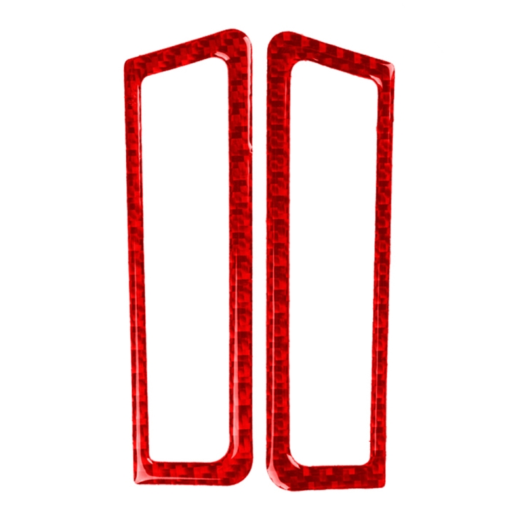 Car Carbon Fiber A-pillar Air Outlet Decorative Sticker for Infiniti Q50 2014-2020, Left and Right Drive