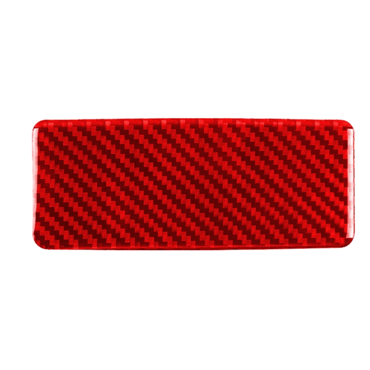 Car Carbon Fiber Rear Ashtray Panel Decorative Sticker for Infiniti Q50 2014-2020, Left and Right Drive