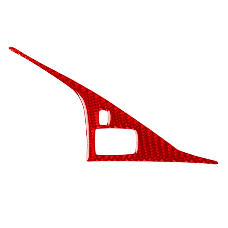 Car Carbon Fiber Driver Panel Decorative Sticker for Infiniti Q50 2014-2020, Left Drive