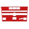 Car Carbon Fiber A Style CD Console Panel Decorative Sticker for Infiniti Q50 2014-2020, Right Drive