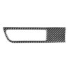Car Carbon Fiber Driver Card Slot Panel Decorative Sticker for Toyota Highlander 2014-2019, Left Drive