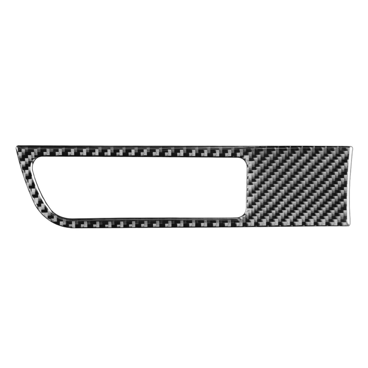 Car Carbon Fiber Driver Card Slot Panel Decorative Sticker for Toyota Highlander 2014-2019, Left Drive