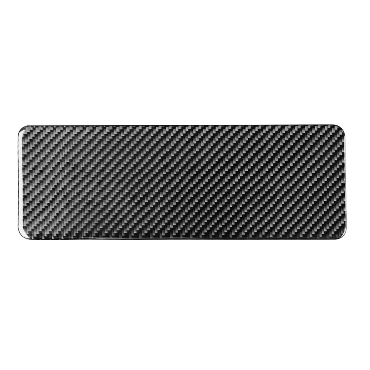 Car Carbon Fiber Steering Wheel Lower Panel Decorative Sticker for Toyota Highlander 2014-2019, Left Drive