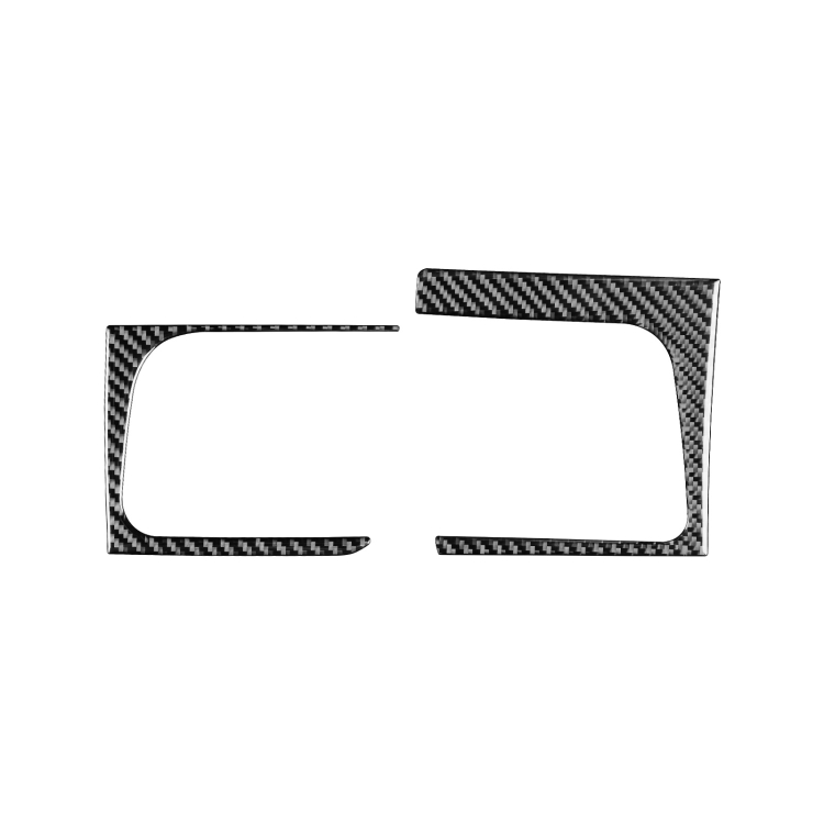 Car Carbon Fiber Side Air Outlet Decorative Sticker for Toyota Highlander 2014-2019, Left Drive