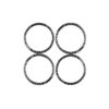 Car Door Horn Ring Decorative Sticker for BMW F52 1 Series Sedan 2017-2019, Left Drive