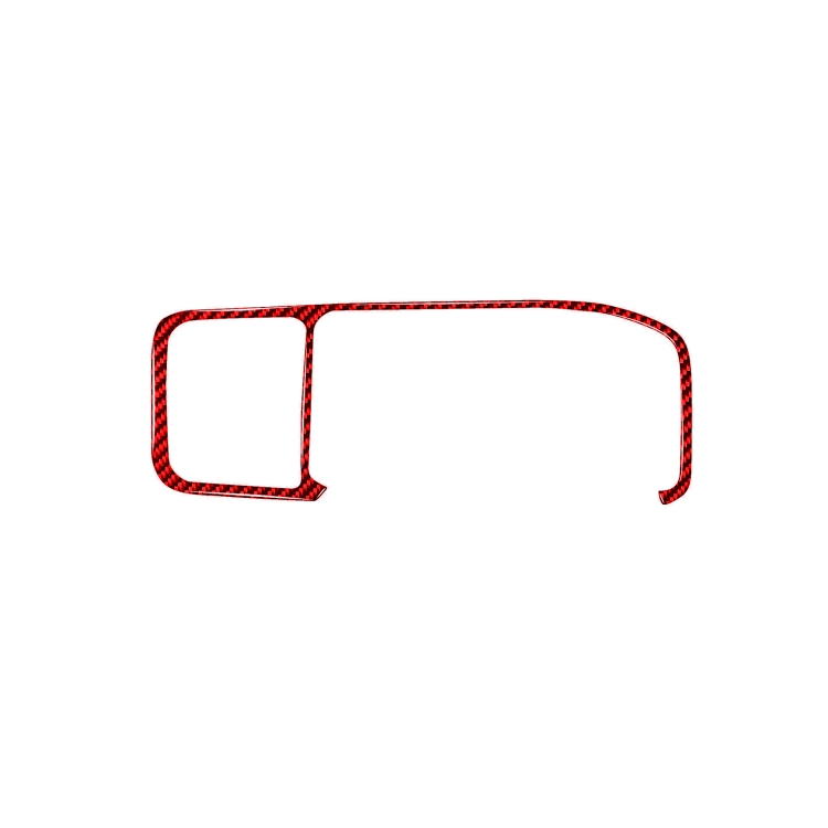 Car Carbon Fiber Navigation Frame Decorative Sticker for Volvo V60 2010-2017, Right Drive
