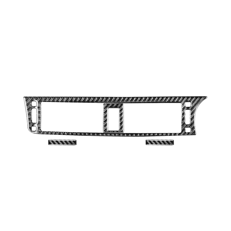 Car Carbon Fiber Central Control Air Outlet Decorative Sticker for Lexus CT 2011-2017, Right Drive