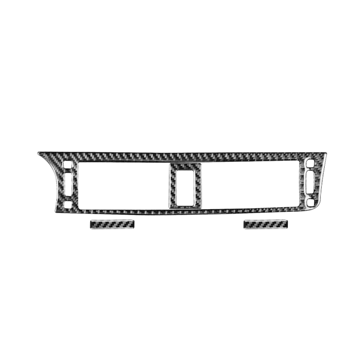 Car Carbon Fiber Central Control Air Outlet Decorative Sticker for Lexus CT 2011-2017, Left Drive