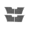 Car Carbon Fiber Inner Door Bowl Decorative Sticker for Ford Explorer 2013-2019, Left Drive