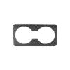 Car Carbon Fiber Rear Water Cup Decorative Sticker for Mazda 3 Axela 2020, Left and Right Drive