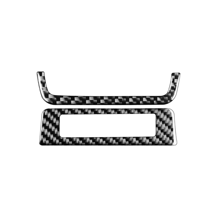 Car Carbon Fiber Headlight Frame Decorative Sticker for Mazda 3 Axela 2020, Left Drive