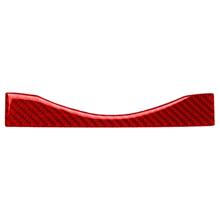 Car Carbon Fiber Multimedia Navigation Button Decorative Strip for Nissan 370Z / Z34 2009-, Left and Right Drive Universal