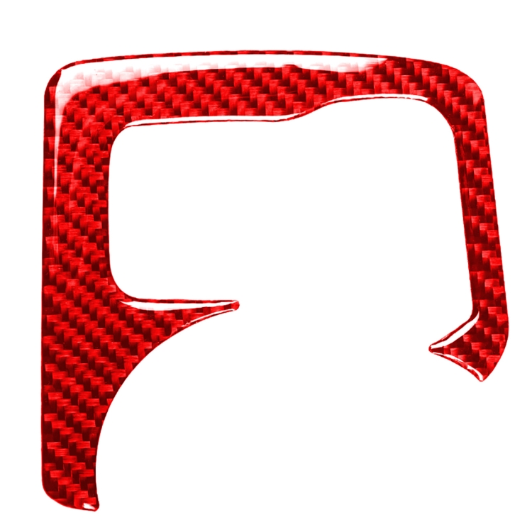 Car Carbon Fiber Central Control Heating Button Decorative Sticker for Nissan 370Z / Z34 2009-, Left and Right Drive Universal