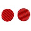 Car Carbon Fiber Water Cup Holder Mat Decorative Sticker for Chevrolet Camaro 2016-2019, Left and Right Drive Universal