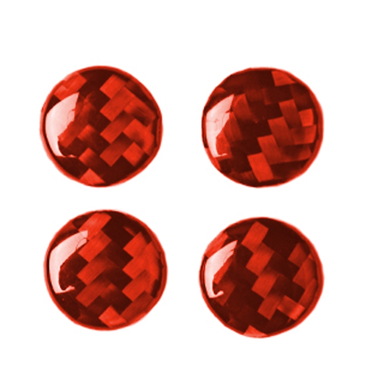 Car Carbon Fiber Air Outlet Decorative Sticker for Chevrolet Camaro 2017-2019, Left and Right Drive Universal