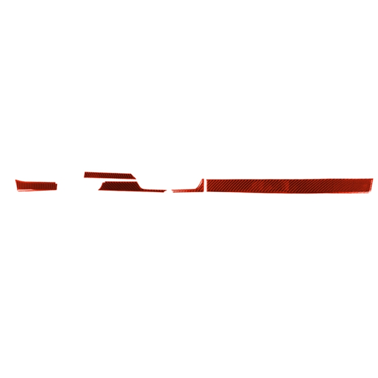 Car Carbon Fiber Center Control Decorative Sticker for Chevrolet Camaro 2017-2019, Left Drive