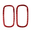 Car Carbon Fiber Air Outlet Frame Decorative Sticker for BMW Mini F60, Left and Right Drive Universal