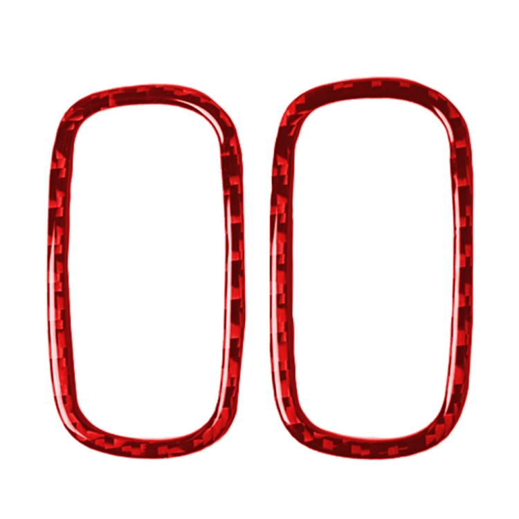 Car Carbon Fiber Air Outlet Frame Decorative Sticker for BMW Mini F60, Left and Right Drive Universal