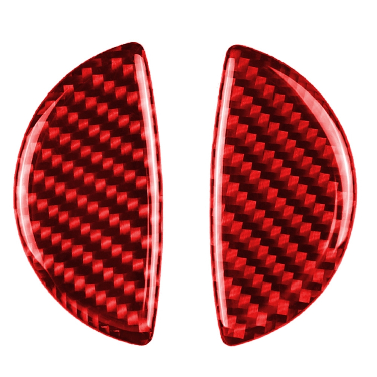 Car Carbon Fiber Door Handle Decorative Sticker for BMW Mini, Left and Right Drive Universal