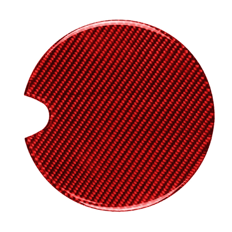 Car Carbon Fiber Fuel Tank Cap Decorative Sticker for BMW Mini, Left and Right Drive Universal