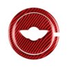 2 in 1 Car Carbon Fiber Steering Wheel Decorative Sticker for BMW Mini R55 R56 Countryman R60 Paceman R61 2007-2013, Left and Right Drive Universal