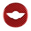 Car Carbon Fiber Steering Wheel Logo Decorative Sticker for BMW Mini R55 R56 Countryman R60 Paceman R61 2007-2013, Left and Right Drive Universal