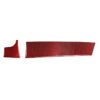 Car Carbon Fiber Central Control Instrument Decorative Sticker for Porsche Panamera, Left Drive