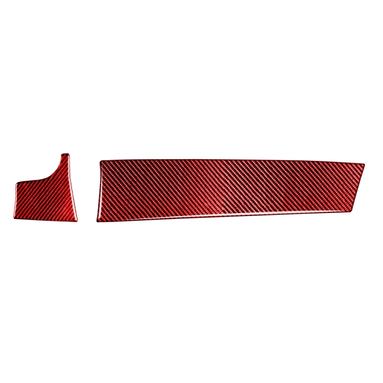 Car Carbon Fiber Central Control Instrument Decorative Sticker for Porsche Panamera, Left Drive