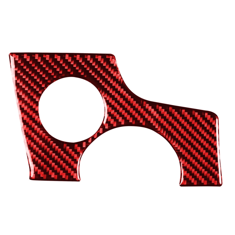 Car Carbon Fiber Key Hole Decorative Sticker for Porsche Panamera, Left Drive