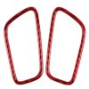 Car Carbon Fiber Air Outlet Panel Decorative Sticker for Porsche Macan 2014-2021, Left and Right Drive Universal