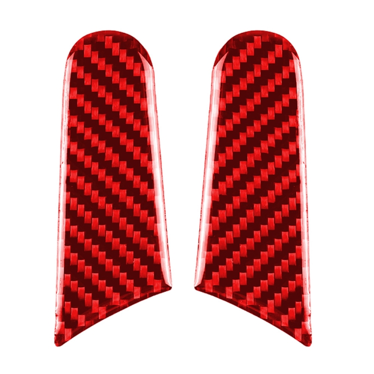 Car Carbon Fiber Rearview Mirror Decorative Sticker for Porsche Macan 2014-2021, Left and Right Drive Universal