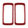 Car Carbon Fiber Rear Dome Light Panel Decorative Sticker for Porsche Macan 2014-2021, Left and Right Drive Universal