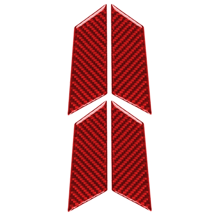 Car Carbon Fiber Inner Door Bowl Panel Decorative Sticker for Porsche Macan 2014-2021, Left and Right Drive Universal