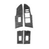 Car Carbon Fiber Window Lift Decorative Sticker for Toyota Corolla / Levin 2014-2018, Left Drive