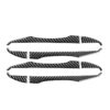Car Carbon Fiber Door Outside Handle Decorative Sticker for Toyota Corolla / Levin 2014-2018, Left and Right Drive Universal