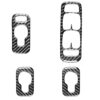 4 in 1 Car Carbon Fiber Door Set A Decorative Sticker for Volvo XC90 2003-2014, Right Drive