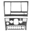 Car Carbon Fiber Control Panel Set B Decorative Sticker for Volvo XC90 2003-2014, Left and Right Drive Universal