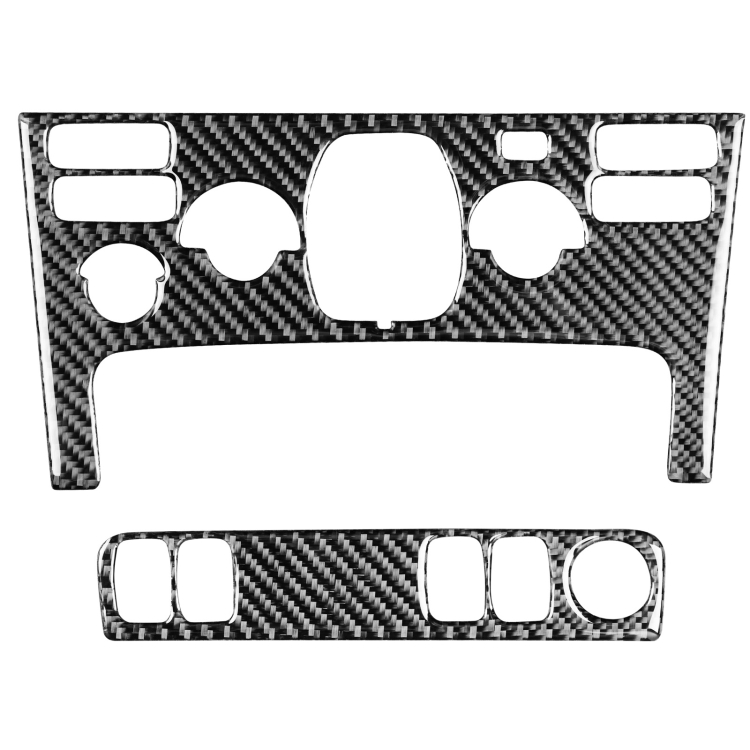 Car Carbon Fiber Air Conditioning Panel A Decorative Sticker for Volvo XC90 2003-2014, Left and Right Drive Universal