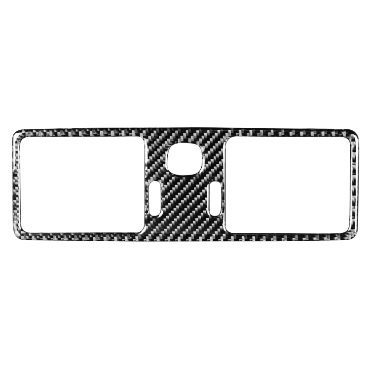 Car Carbon Fiber Central Air Outlet Decorative Sticker for Volvo XC90 2003-2014, Left and Right Drive Universal