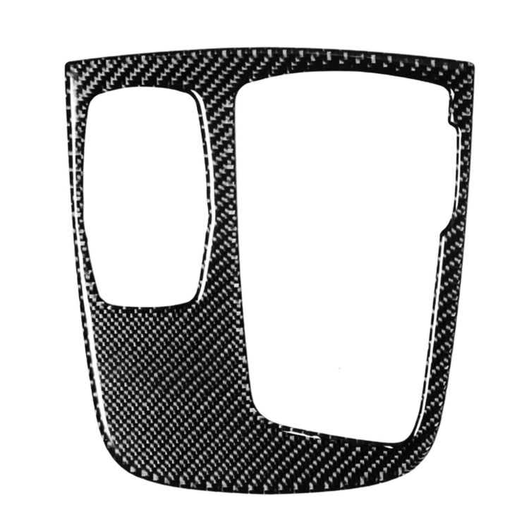 Car Carbon Fiber Central Shift Panel Cover Decorative Sticker for BMW G11 / G12 2016-, Right Drive