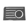 2 PCS / Set Carbon Fiber Car Central Control Storage Box Slot Mat Decorative Sticker for Toyota Tundra 2014-2018, Left Right Driving